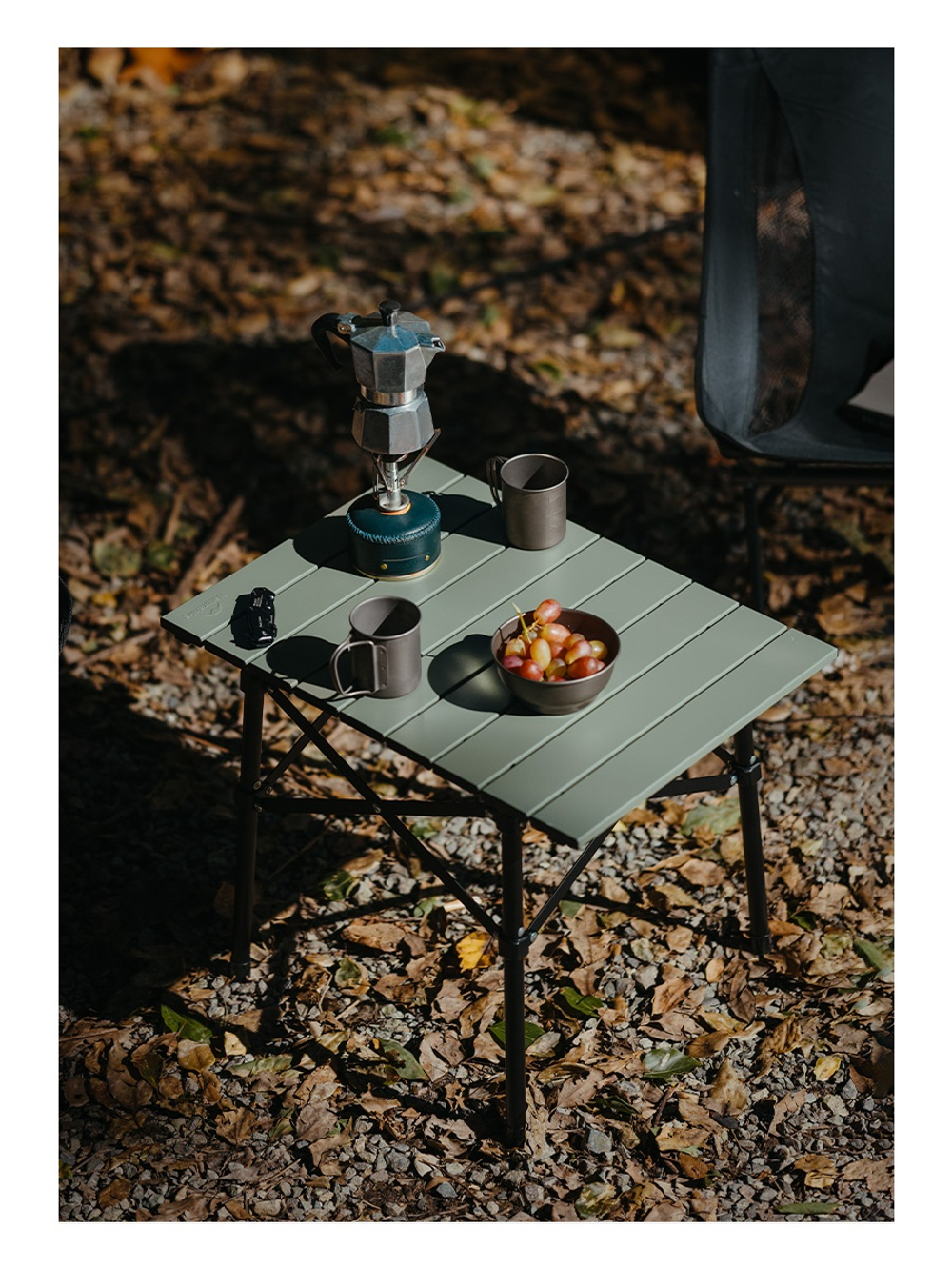 Стол туристический Naturehike Yamami Y01 складной, 52х37,5х41 см, зеленый