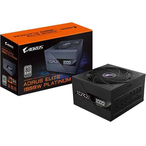 Блок питания Gigabyte 1000W AORUS ELITE P1000W PG5, модульный, 120 мм, 80 PLUS Platinum (GP-AE1000PM PG5)