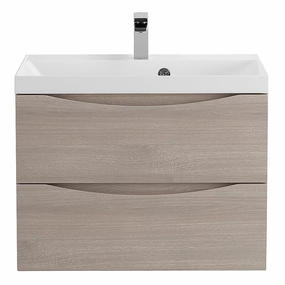 Тумба с раковиной Belbagno MARINO 65 подвесная Rovere Grigio