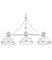 Подвесная люстра Lumina Deco Ettore LDP 710-3 WT+CHR