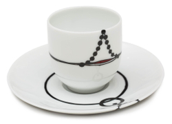 Кофейная чашка с блюдцем Ben edict 80 мл AR00062 Франция детали