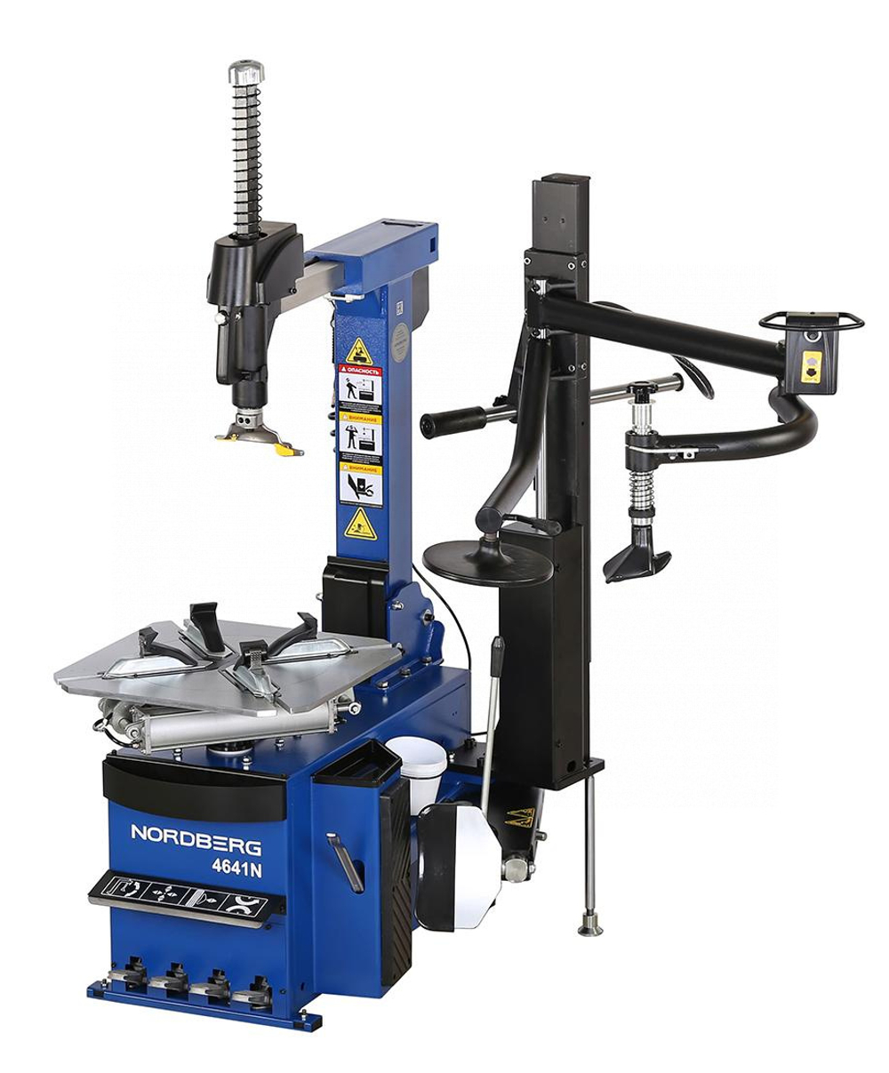 Станок шиномонтажный автомат, двухскоростной, 380 В, синий NORDBERG 4641N