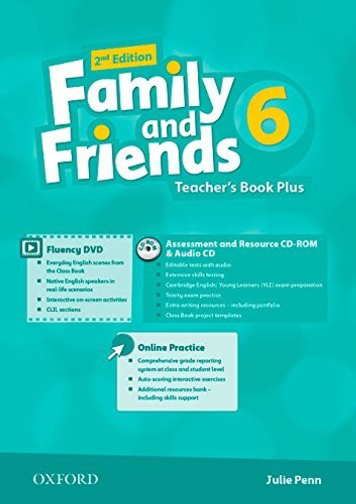 FAMILY &amp; FRIENDS 6 книга для учителя ( 2ED TB PLUS PACK)