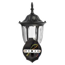 Светильник уличный настенный ЭРА «Галатея» GBW-105-BL-0380 230В Е27 IP54 чёрный вверх | Садово-парковые светильники