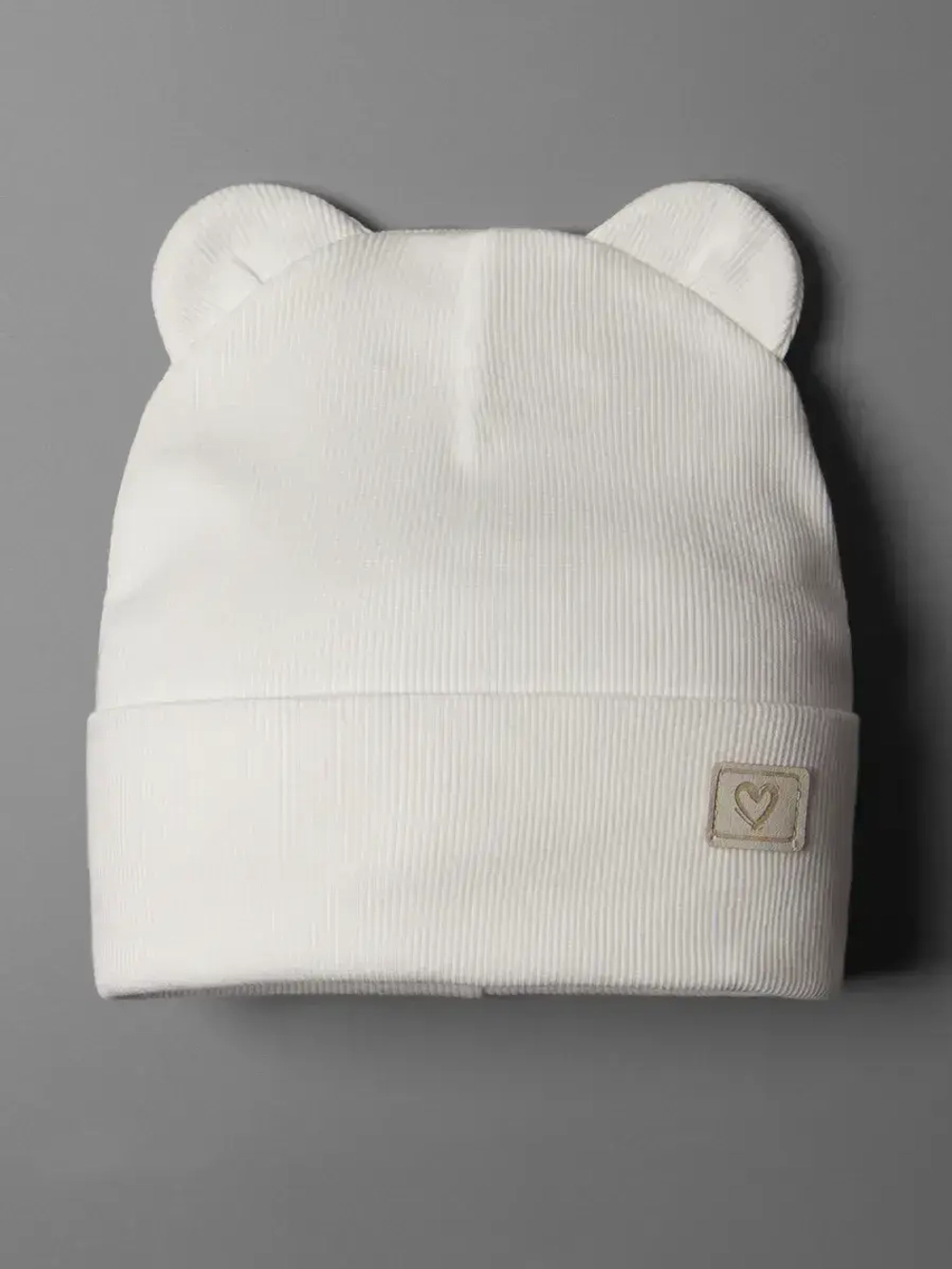 Шапка детская на осень с ушками