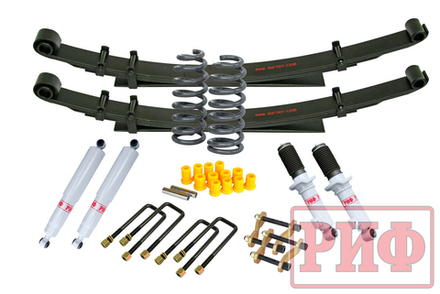 Лифт-комплект газовый Mitsubishi L200 2015+, Fiat Fullback 2016+ мягкий лифт 40 мм РИФ