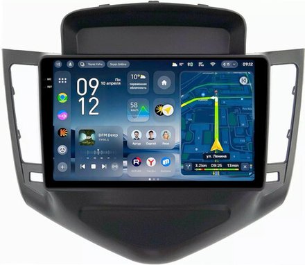 Магнитола для Chevrolet Cruze 1 2009-2012 (рамка черная) - Teyes CC4-PRO монитор 9.5" 2K QLED на Android 13, Snapdragon 778G, AI, CarPlay, DSP, 4G SIM-слот