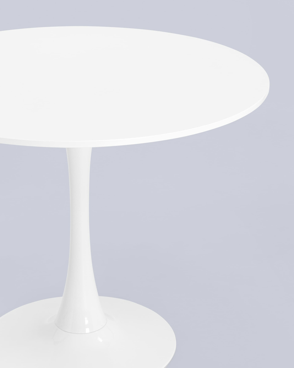 Стол Tulip D90 белый