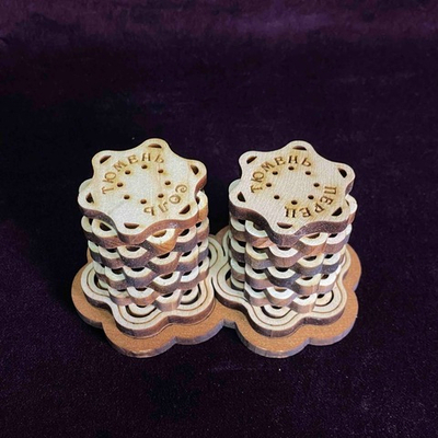 Набор для специй, малый, кедр