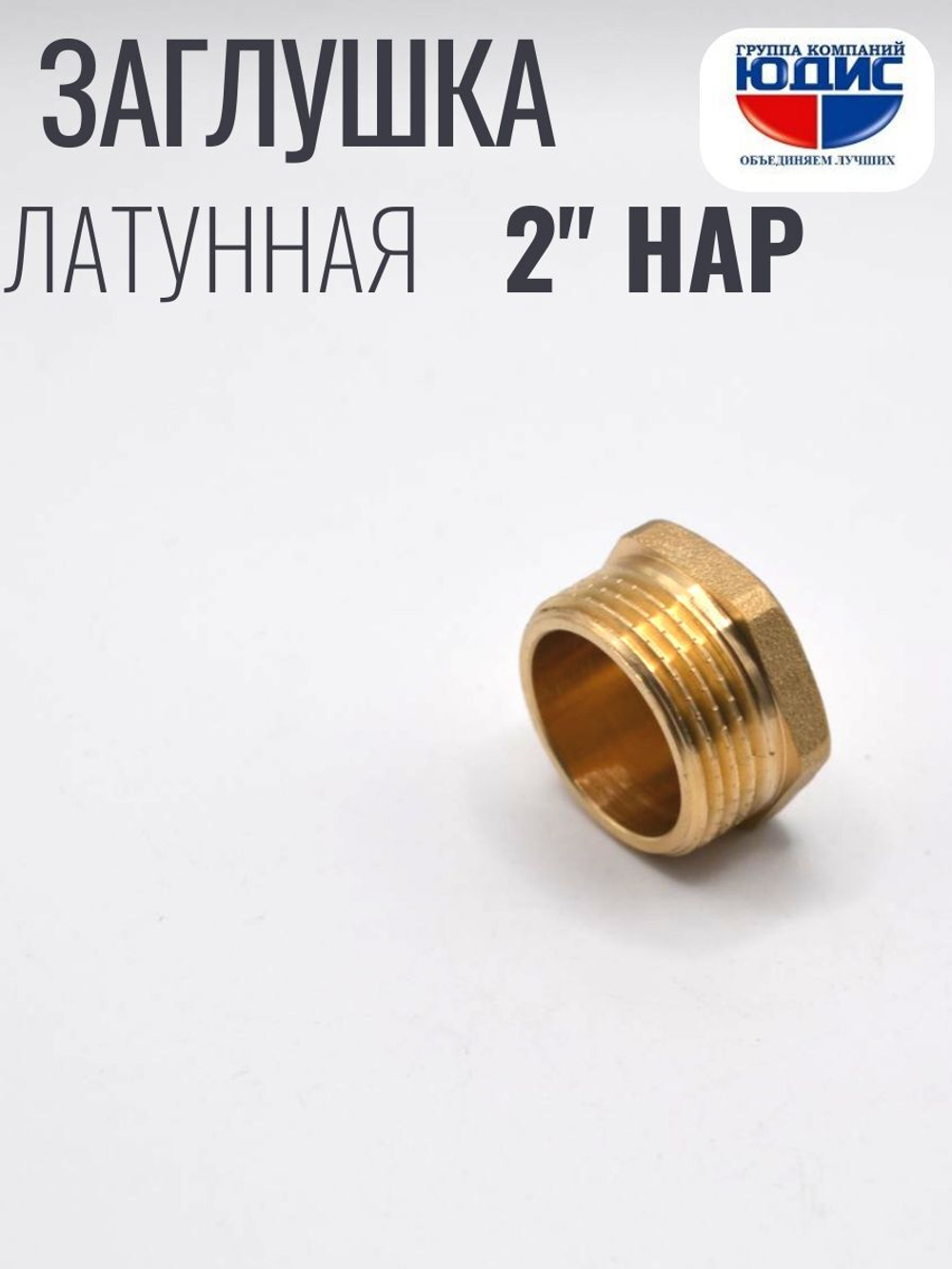 Заглушка латун 2" Ш.  ViEiR  (60/5шт)