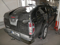 Фаркоп оцинкованный Galia N052C для Nissan Navara D40 2005-(паспорт и сертификат в комплекте)(без электрики)