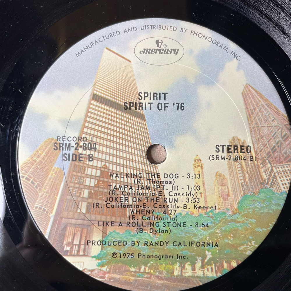 Винтажная виниловая пластинка LP Spirit Of 76 (USA 1975) Lady Of The Lakes