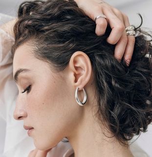 длинные серьги