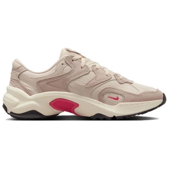 NIKE AL8 Толстоподошвенные кроссовки Low Топ Ледяной гуавовый/Черный/Парусный белый/Фиолетовый flower Розовый Женские