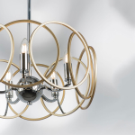 713053 Люстра REGOLO 5х40W E14 ХРОМ/ЗОЛОТО