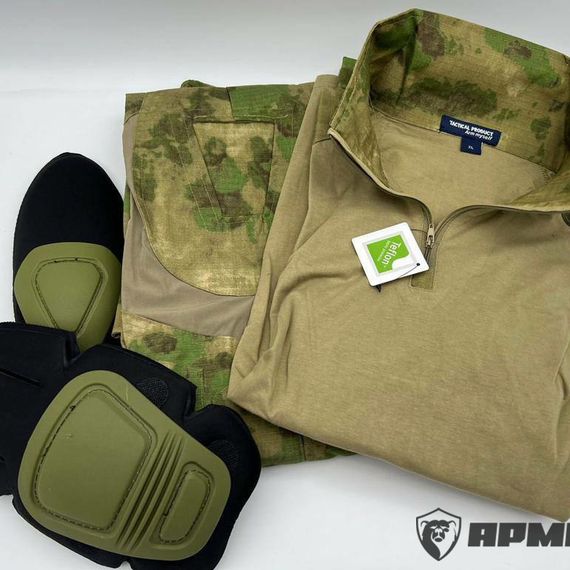 Костюм G3 тактический с наколенниками и налокотниками, мох