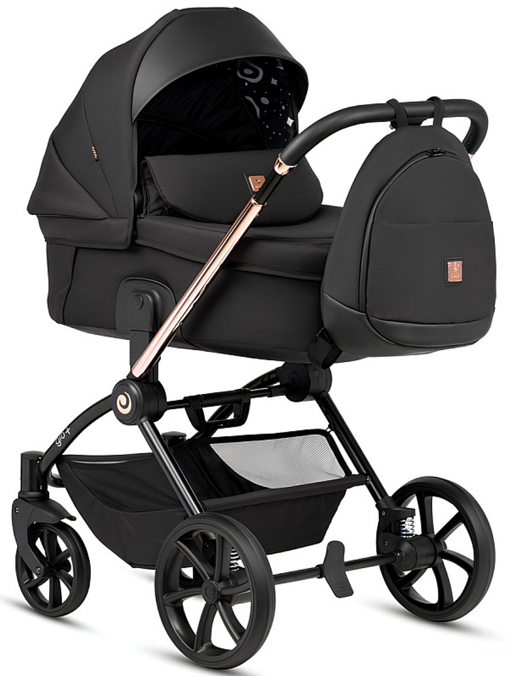 Детская коляска Tutis Gio Plus 3 в 1 1552135 Nero
