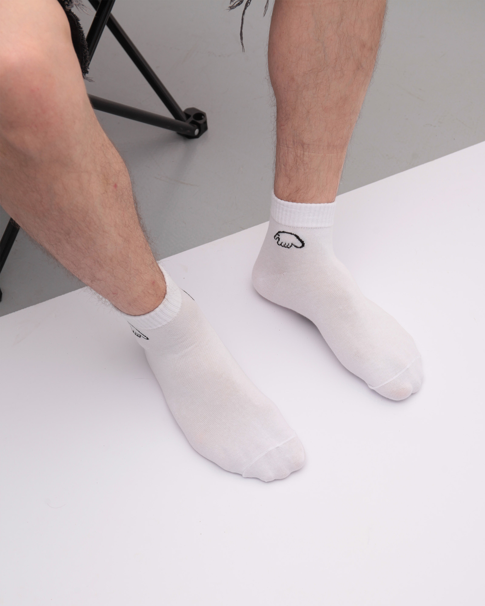 Носки ANTEATER LOW_Socks-White-Logo