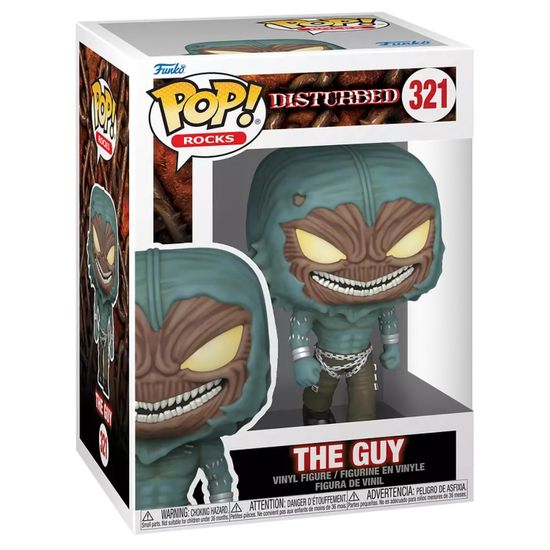 Фигурка Funko POP! Rocks Disturbed The Guy (321) 65703 / Фигурка Фанко ПОП! в виде маскота группы "Disturbed"