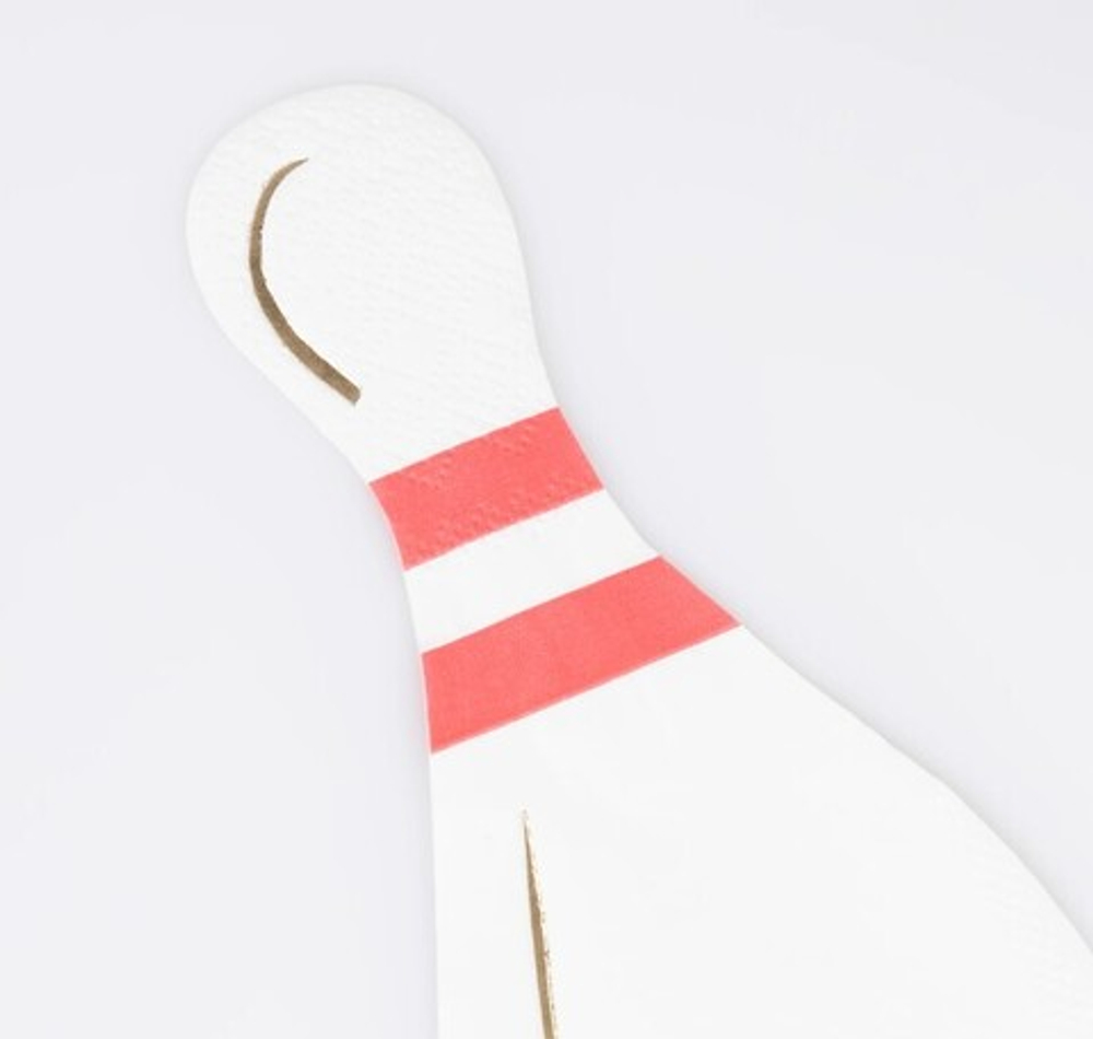 Салфетки "Боулинг" 16 шт. (20х7,6 см)