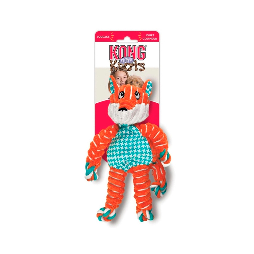 Игрушка для собак KONG Floppy Knots Лиса, 24х15 см