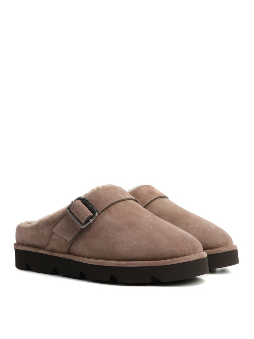 Сабо на меху BRUNELLO CUCINELLI