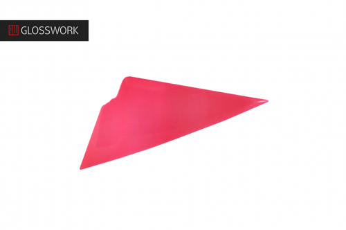 Glosswork Выгонка остроугольная Пластик розовый Высота 8,5см ширина основания 13см