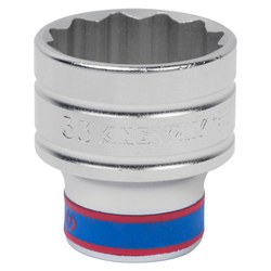 Головка торцевая стандартная двенадцатигранная 1/2&quot;, 33 мм KING TONY 433033M