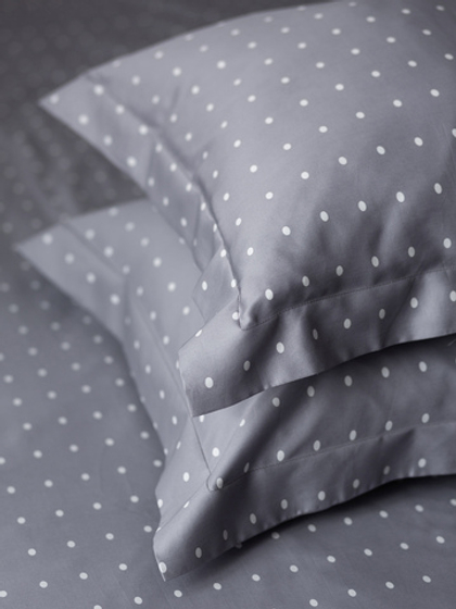 ODA 2 наволочки, сатин серый в точку