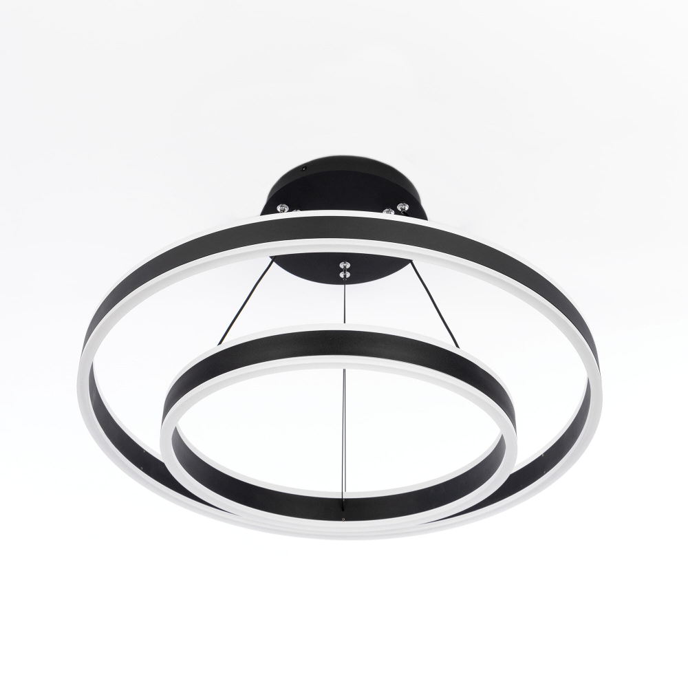 Citilux Дуэт CL719641 LED Люстра подвесная с пультом Чёрная