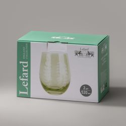 НАБОР СТАКАНОВ "FLORA" ИЗ 2 ШТ. 520 МЛ