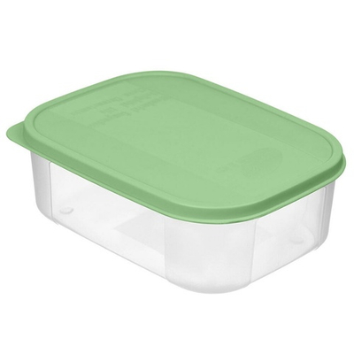 Контейнер для продуктов 0,35л прямоугольный "Verona" (зеленый)