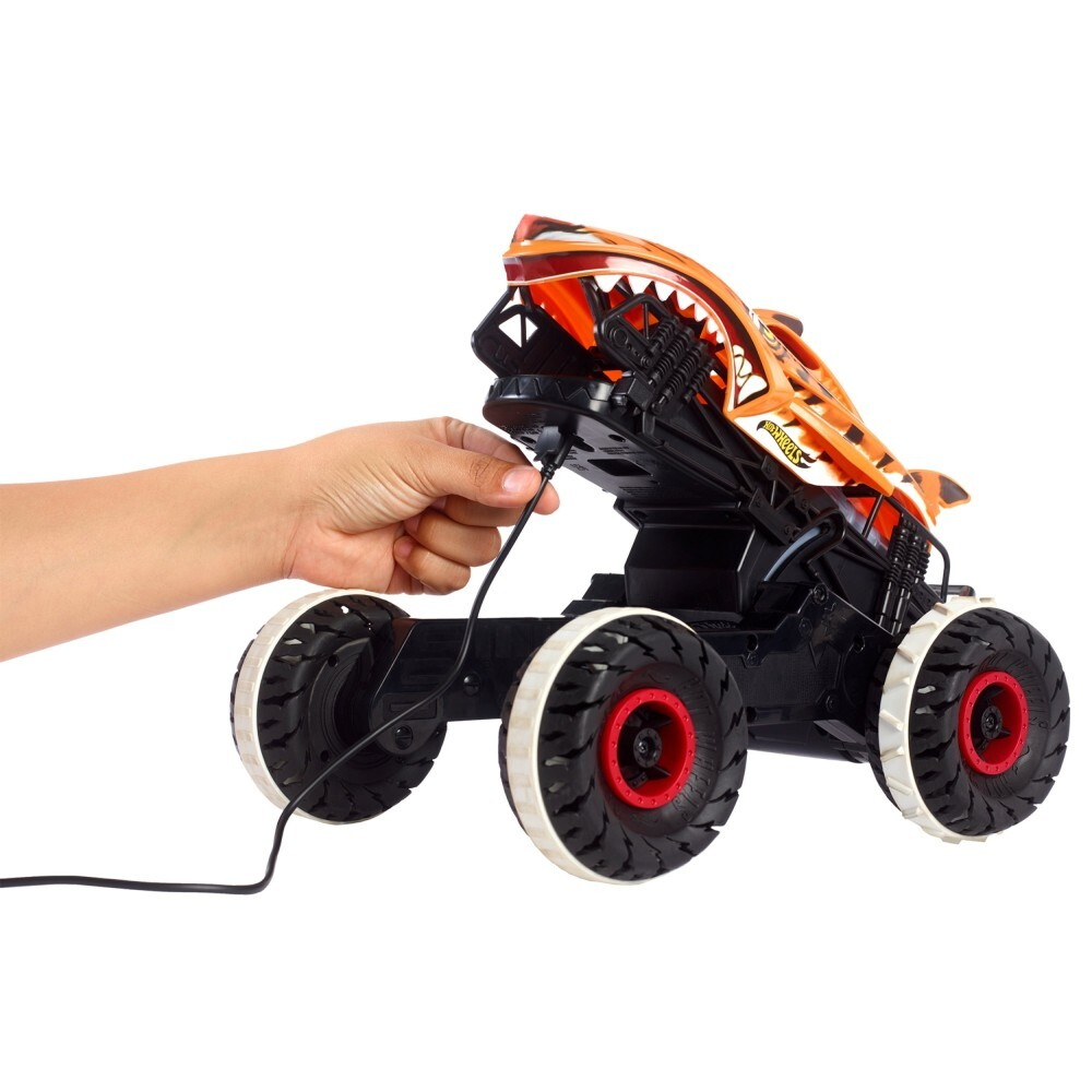 Hot Wheels - Monster Trucks RC Unstoppable TIGER SHARK 1:15 Машина на дистанционном управлении HGV87 / артикул   HGV87  / GTIN 194735058587