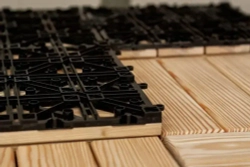 Садовый паркет (модульное покрытие) из лиственницы 11шт