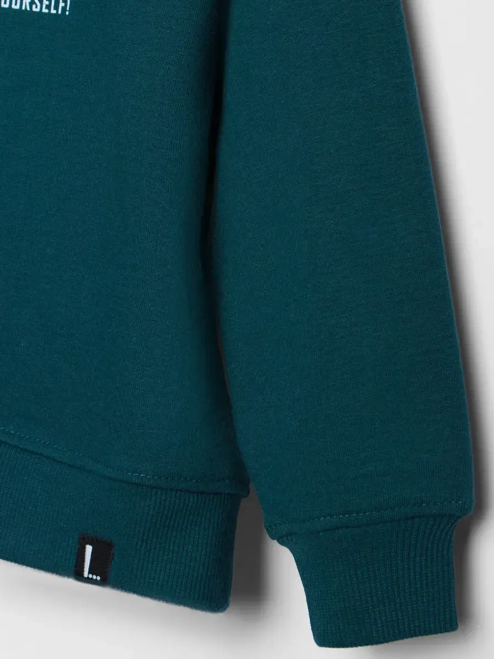 Костюм для девочки, свитшот и брюки, зеленый