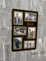 Фоторамка "LOVE" на 6 фото 10х15см
