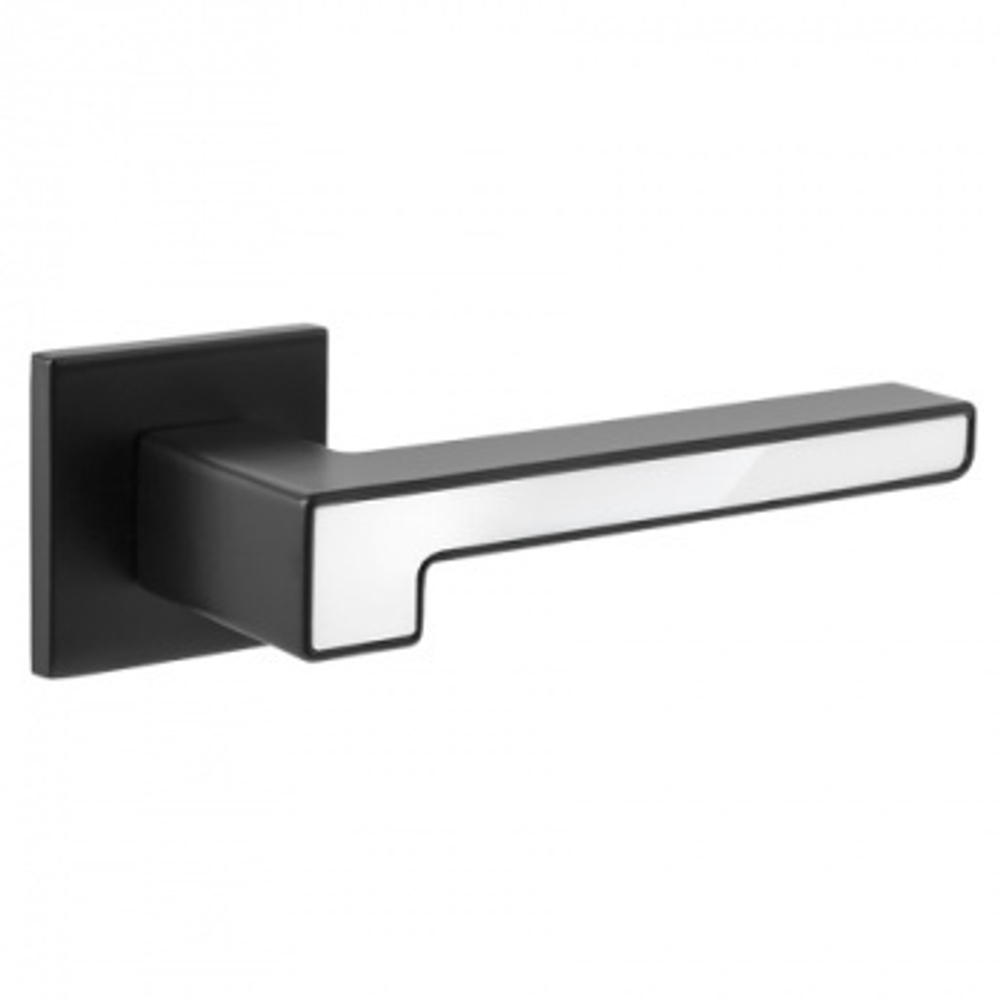 Ручки дверные Code Deco Slim H-30120-A-BLM/W