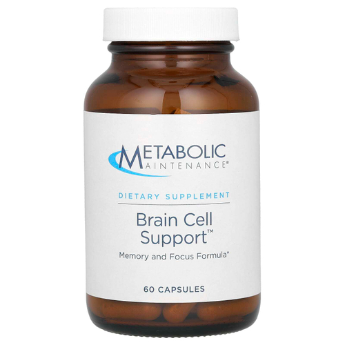 Metabolic Maintenance, Brain Cell Support, добавка для здоровья мозга, 60 капсул