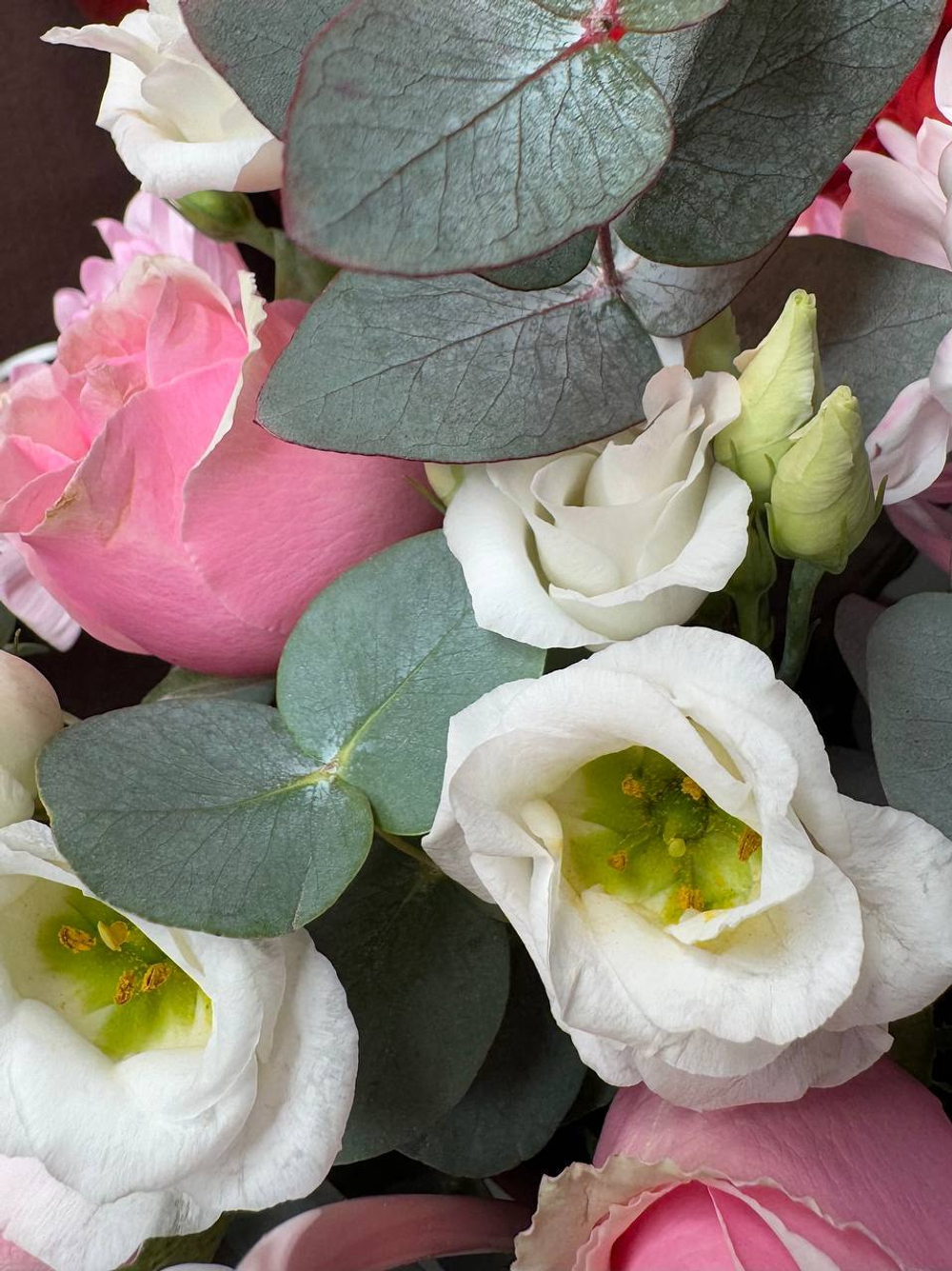 Валентинка в сумке + Шар сердце Я тебя люблю