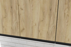 Кухонный гарнитур Адажио мега прайм 1500х2700 мм