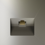 Розетка компьютерная встраиваемая VOLTUM S70 RJ45 кат.6, (шелк)