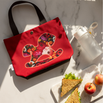 Сумочка для завтрака красная