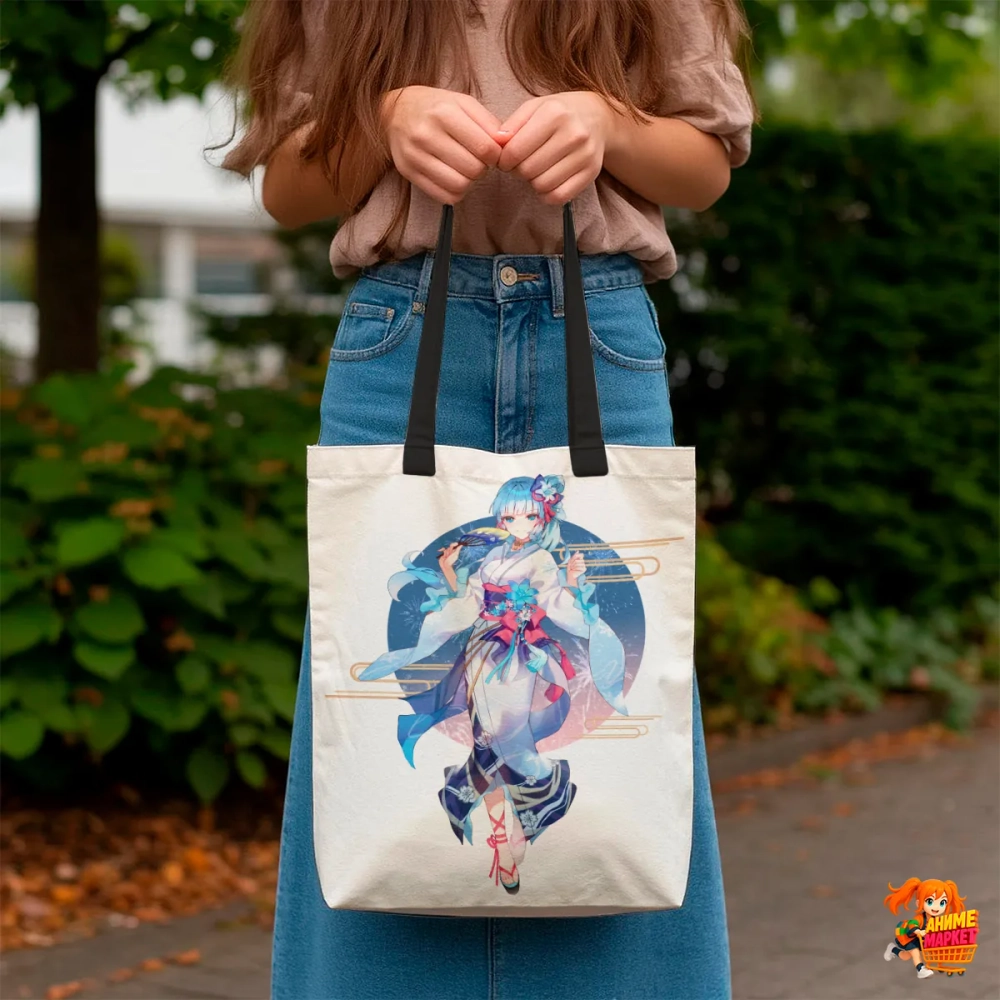 Сумка шоппер с принтом Genshin Impact