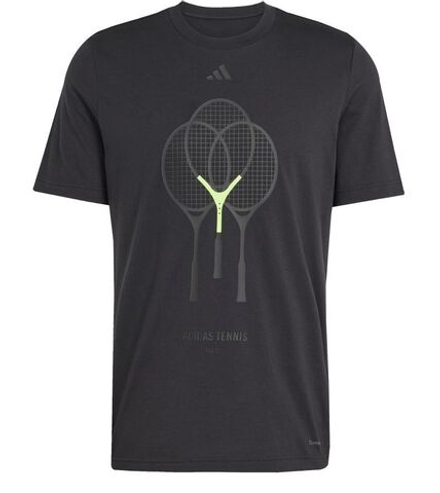 Теннисная футболка Adidas Tennis 3 Rackets Graphic - Black