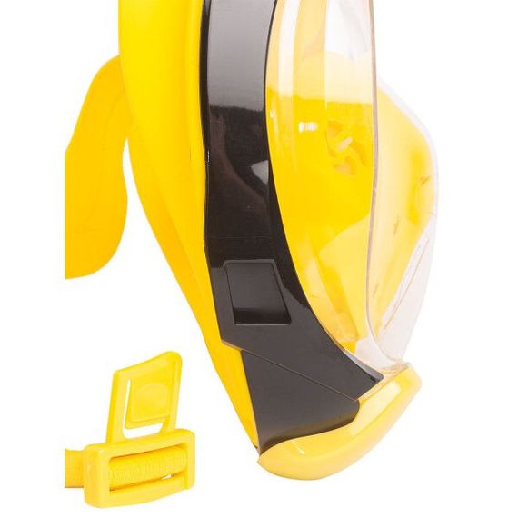 Маска детская полнолицевая Sargan Галактика премиум черная/желтая