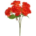 Искусственные цветы «Гортензия» 48см 5 цветков красные