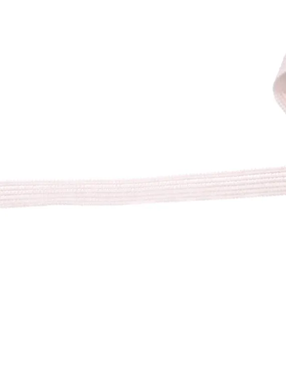 168 K-195/6 ОПТ Тесьма эластичная Lauma Fabrics, 6 мм, серебристый пион 168