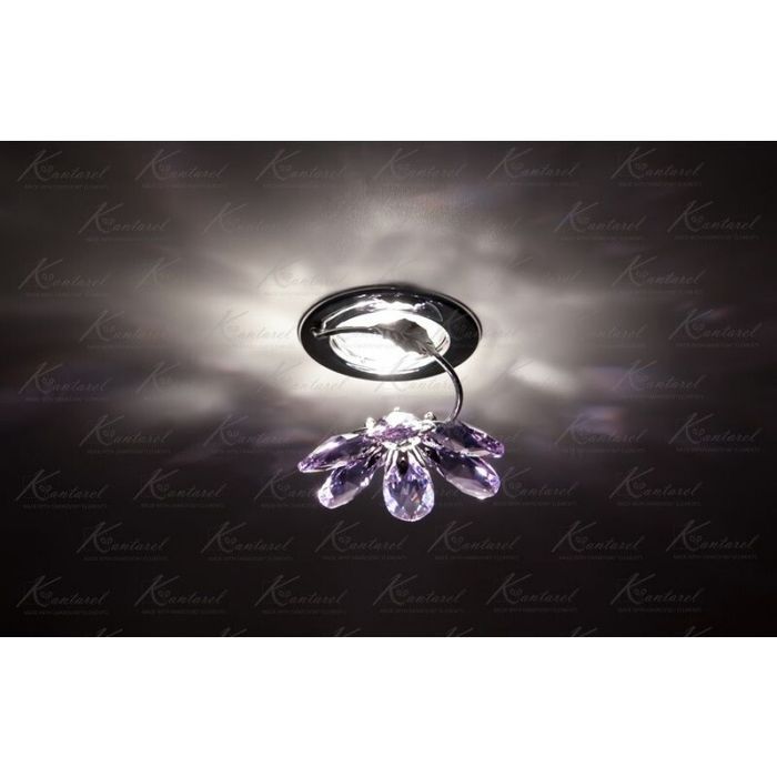 Встраиваемый светильник Kantarel BLOSSOM CD 015.3.2/5 violet