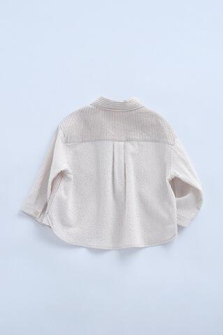 ZARA РУБАШКА ИЗ РЕЛЬЕФНОЙ ТКАНИ В ПОЛОСКУ — TIMELESZ, ПОЛОСКИ