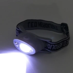 Фонарь налобный 5 режимов, 3LED, аккумуляторная батарея 400mAh USB HL-001